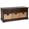 Safavieh Bud 3 Drawer Storage Unit - Dark Cherry AMH5701D